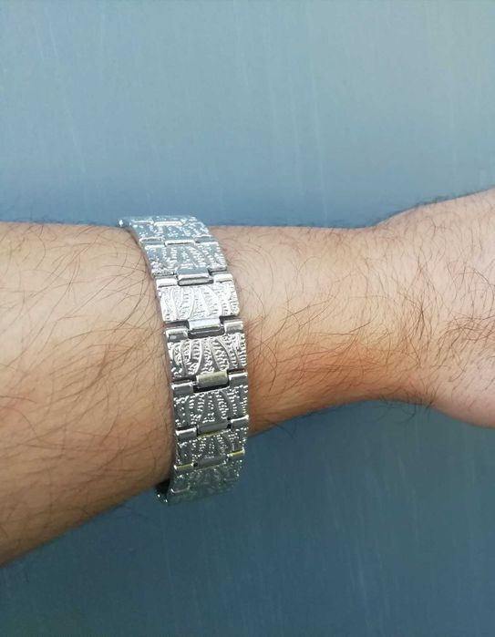 Pulseira Equilíbrio, Bio-Saúde (Nova) Prateada