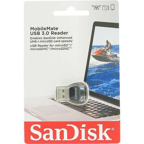 SanDisk Mobile Mate SDDR-B531-GN6NN USB 3.0 to Flash Card Reader