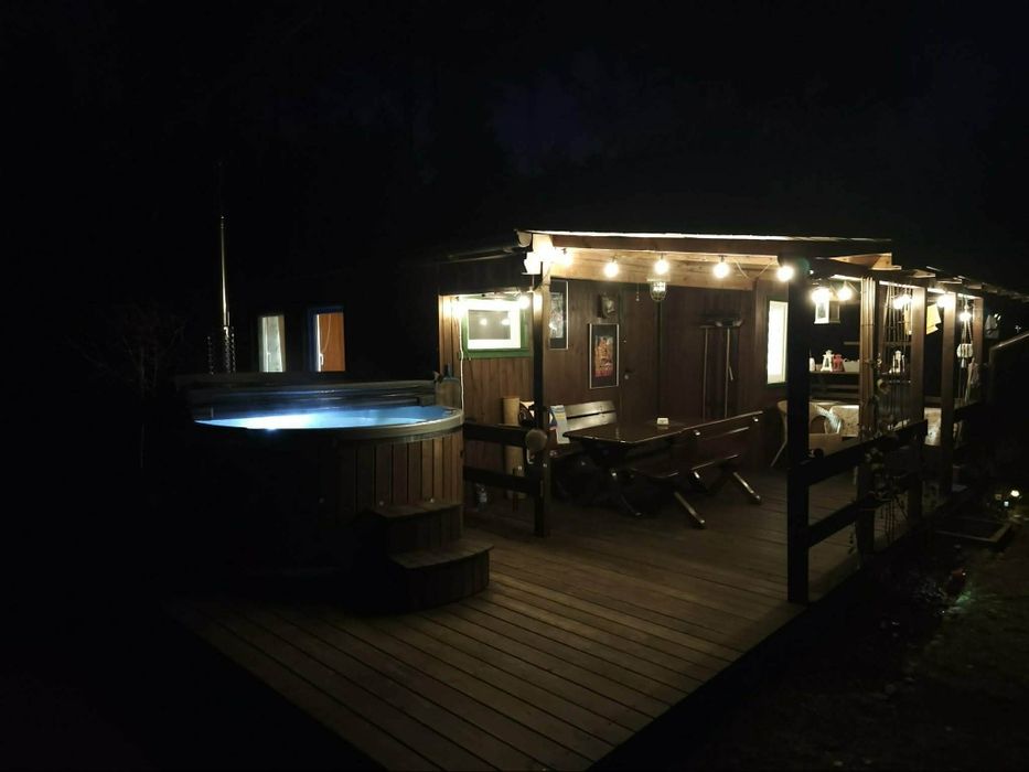 Domek z jacuzzi 40 min od Waw  Las Rzeka Bug Klima  Balia  Spływy