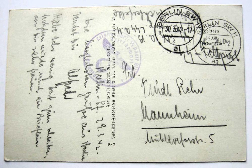 Feldpost - Wafen SS - Leibstandarte Adolf Hitler