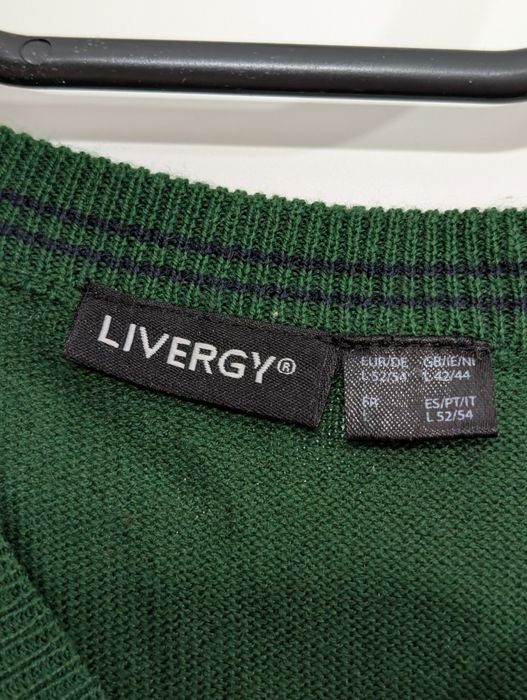 Męski zielony sweter LIVERGY rozmiar L NOWY