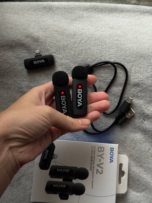 Бездротові мікрофони Boya BY-V2 lightning