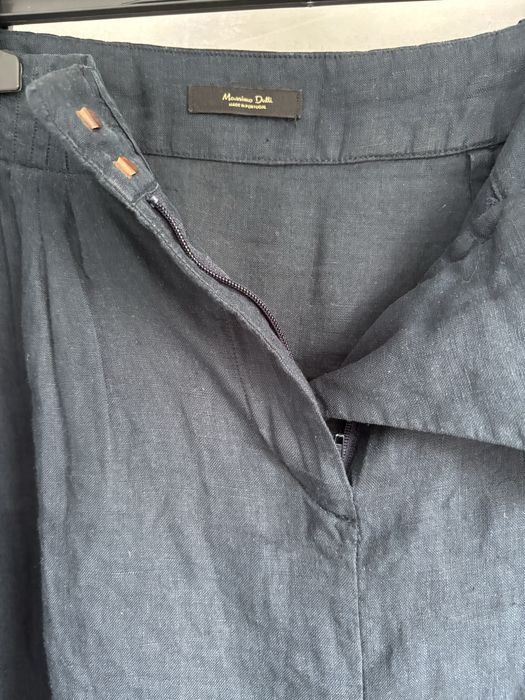 Massimo dutti льон спідниця