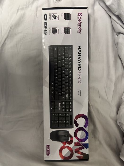 Нова бездротова клавіатура Defender Harvard C-945 (без мишки)