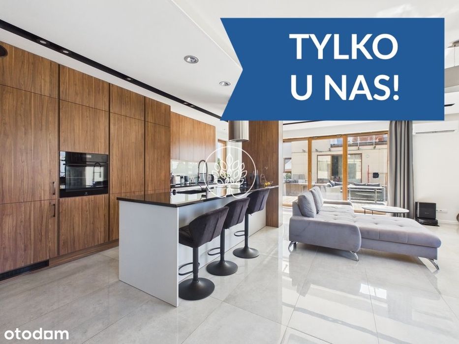 Apartament 113m2 z ponad 100m2 tarasu! Winda, osiedle zamknięte.