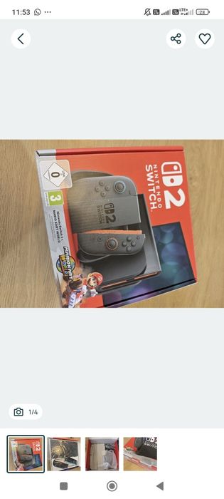 Konsola Nintendo Switch 2 Mario kart kod