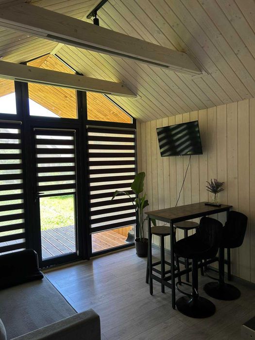 Міні-будинок 28 м2 з терасою. Ідеальне рішення для гір чи озера