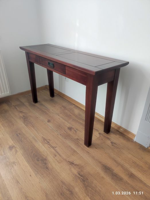 Konsola w stylu kolonialnym lite drewno