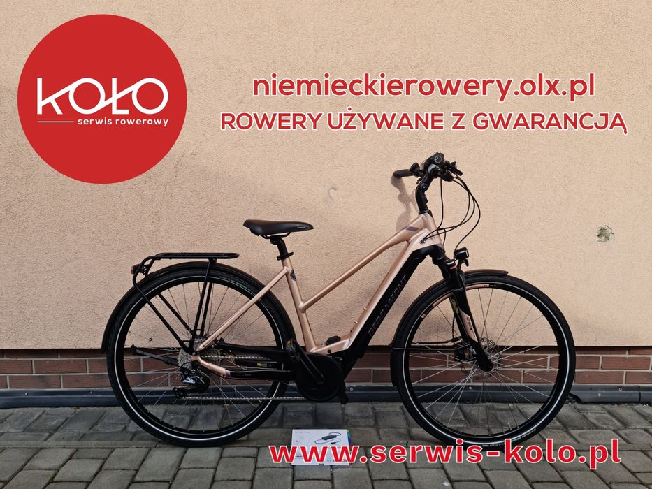 Rower elektryczny damski damka BERGAMONT koła 28 SHIMANO SLX aluminium