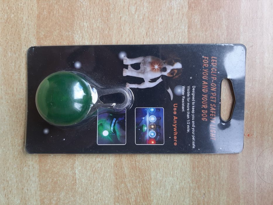 Lampka dla psa obroża spacer