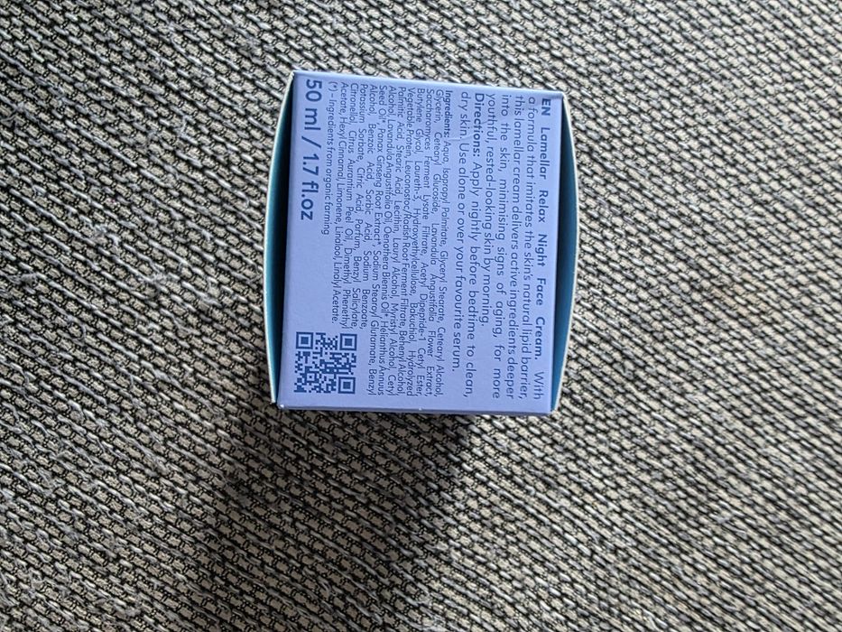 Nowy krem na noc Ecoforia Lamellar Relax Night Face Cream 50 ml