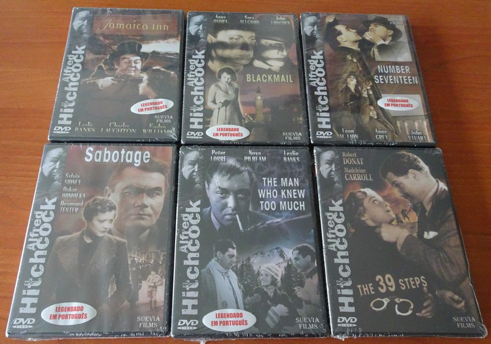 Alfred Hitchcock - Filmes DVD (Legendado em Português - Ainda Selados)