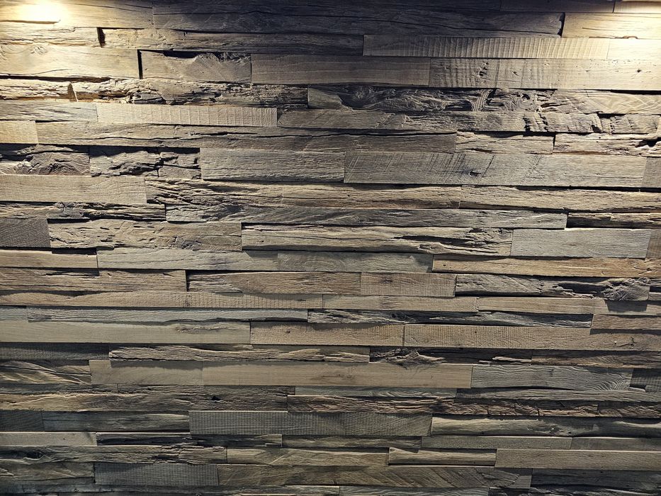 Stare drewno,stary dąb mozaika ścienna