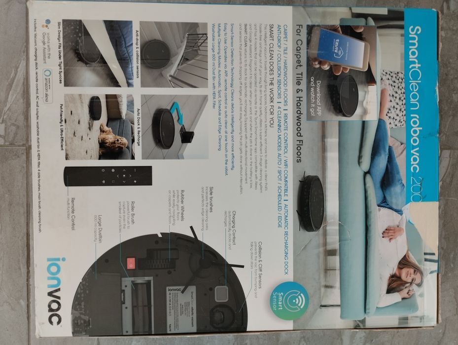 Робот пылесос Ionvac 2000 смарт пылесос