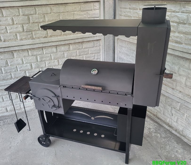 5мм • ВІД ЗАВОДУ • ГАРАНТІЯ • Мангал Коптильня Смокер / Піч Під Казан