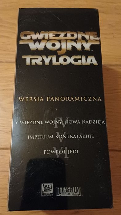 Kasety VHS Star Wars Gwiezdne Wojny