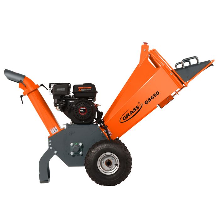Rozdrabniacz do gałęzi GRASS GS650 Loncin 196cm3 4,1KW do 10cm bębnowy