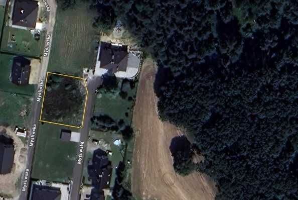 Pszczyna Jankowice, przy lesie, działka budowlana 480/3, ul. Myśliwska