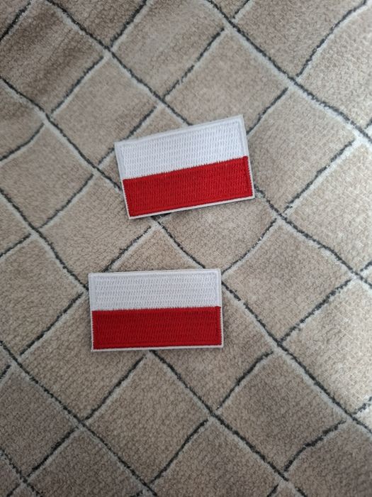 Flagi na rzep komplet.