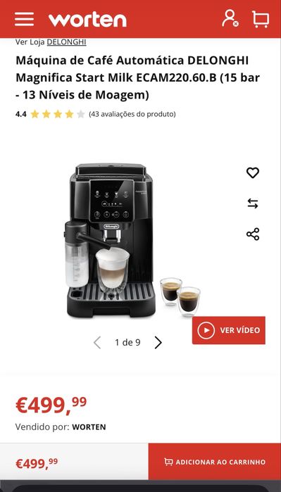 Maquina cafe Delonghi Magnifica