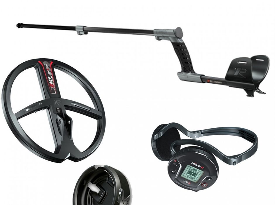 Металошукач XP Deus II WS6 з повністю алюмінієвою штангою + чохол