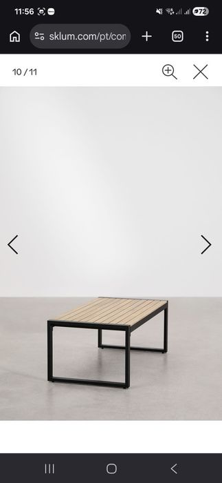 Mesa de Jardim Alumínio - Caixa Selada Nova
