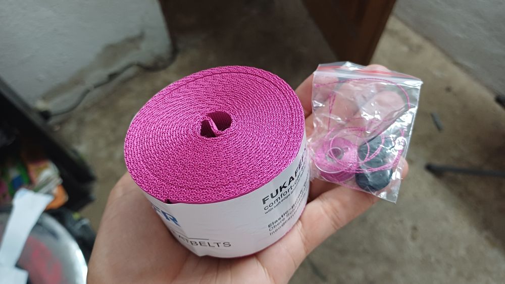 Cinto segurança rosa