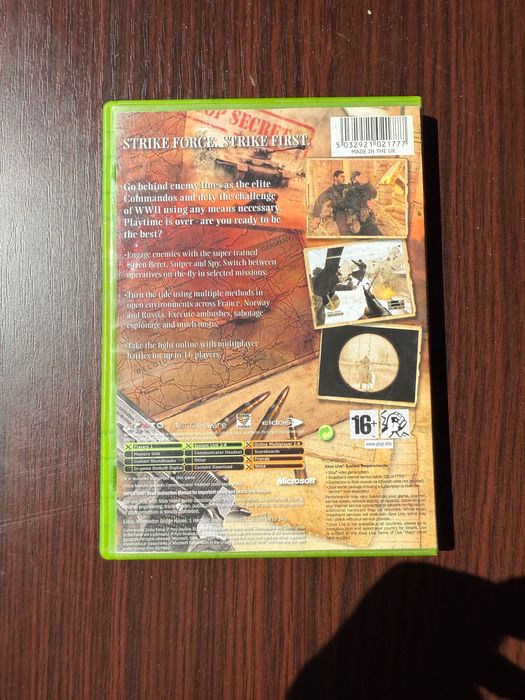 commandos strike force xbox