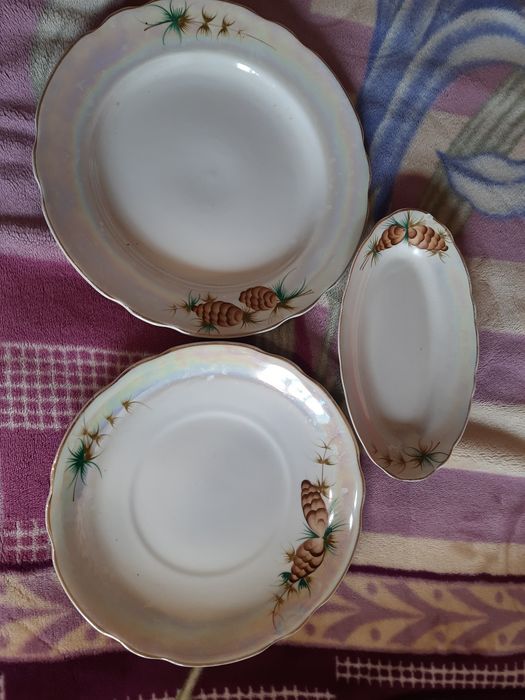 Столовый сервиз "ШИШКИ" на 11 персон