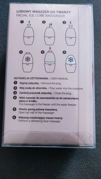 Lodowy masażer do twarzy