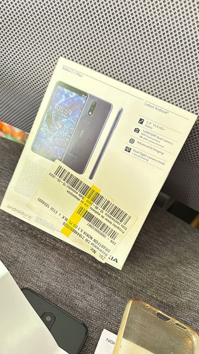 Nokia 5.1 Plus Dual Sim 32 GB 4G (LTE) czarny Smartfon BEZ BLOKAD