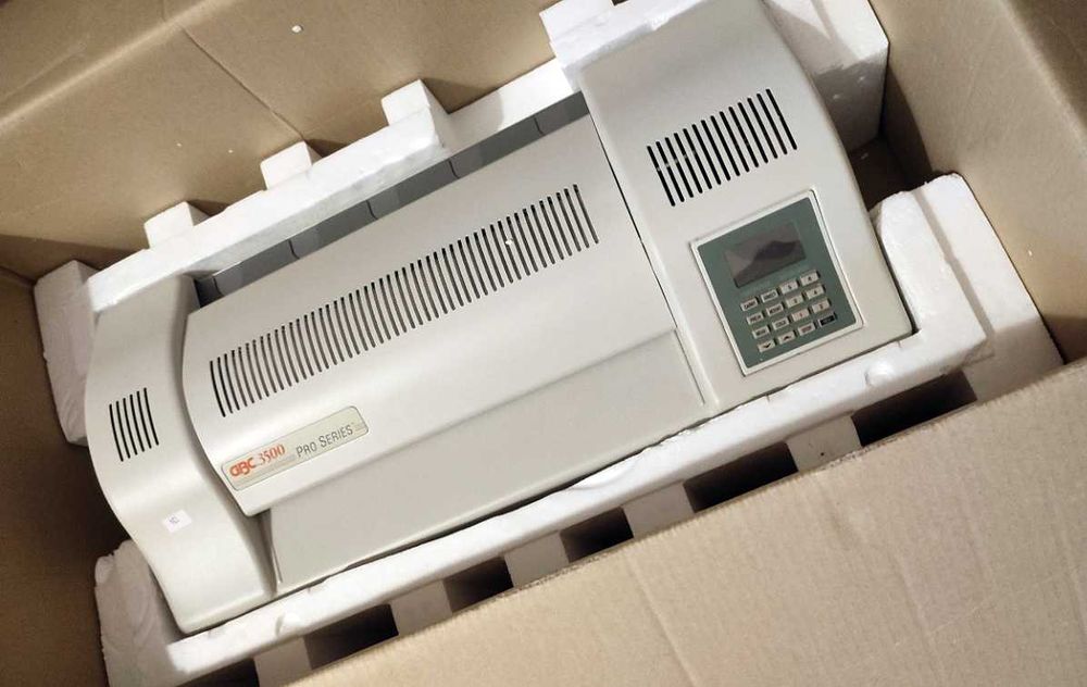 Oryginalny Laminator GBC 3500 PRO Series  stan niemal fabryczny Tanio