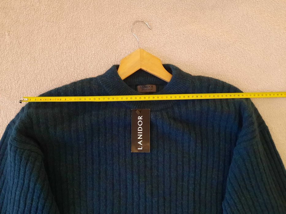 Camisola de Lã Azul Escuro "Petróleo" - LANIDOR