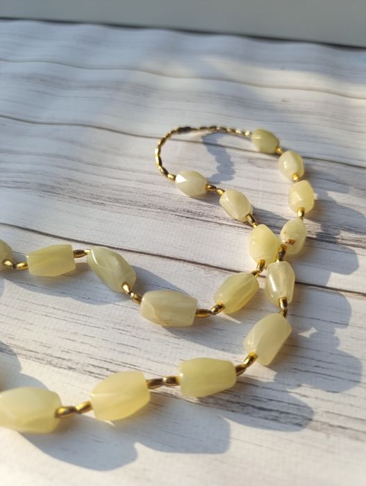 Аметист нить двойная бусы оникс