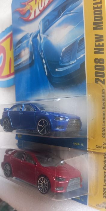 Conjunto 2 , 2008 Lancer Evolution Hot wheels