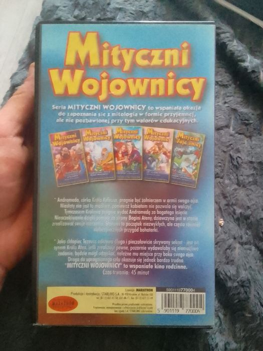 Kaseta VHS mityczni wojownicy