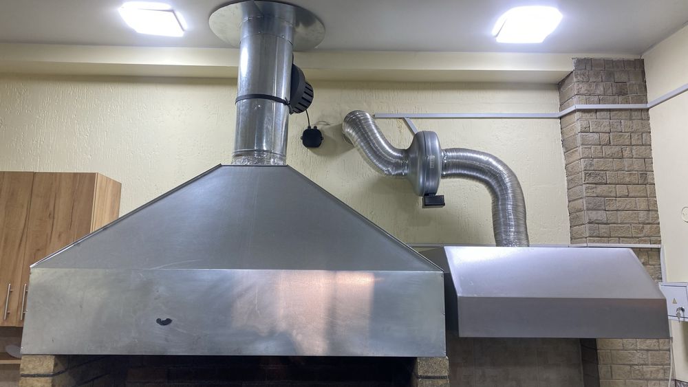 Зонт. Вытяжка для мангала. Вытяжка с жироулавливателями