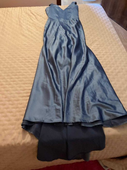 Vestido azul sereia