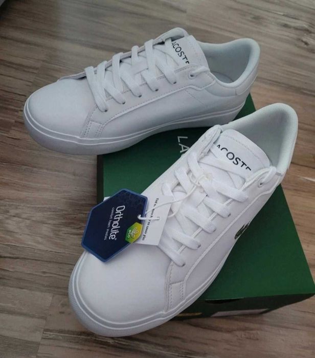 Nowe białe buty Lacoste tenisówki rozmiar 38 trampki