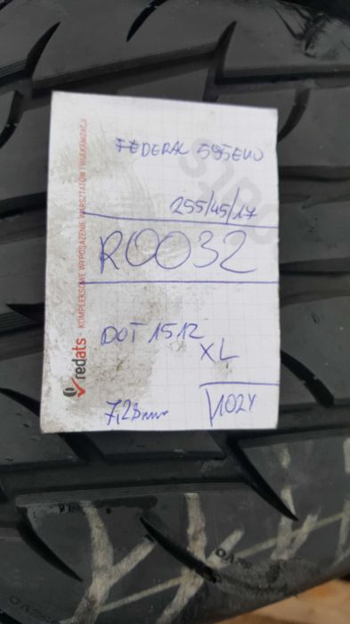 Federal 255/45 r17 595 Evo XL /// 7,3mm!!! Gwarancja