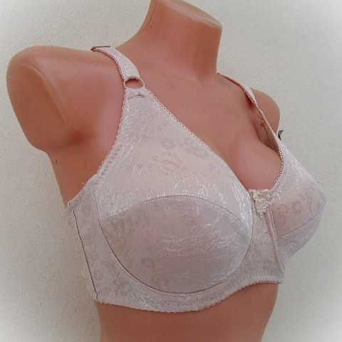 biustonosz półusztywniany 115/120C  beżowy  na fiszbinach