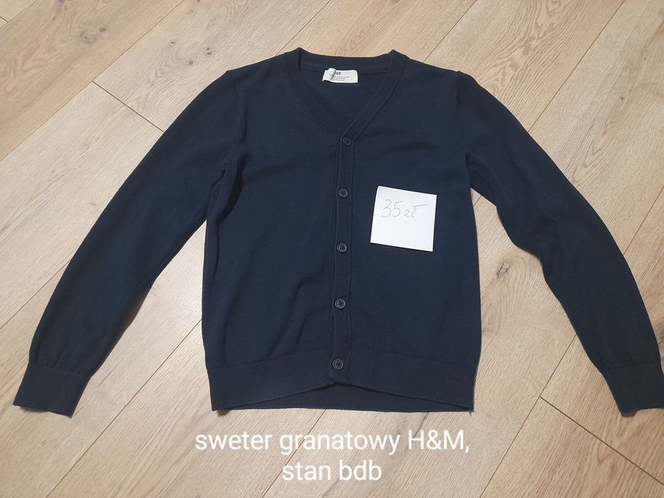 Sweter chłopięcy zapinany 134/140