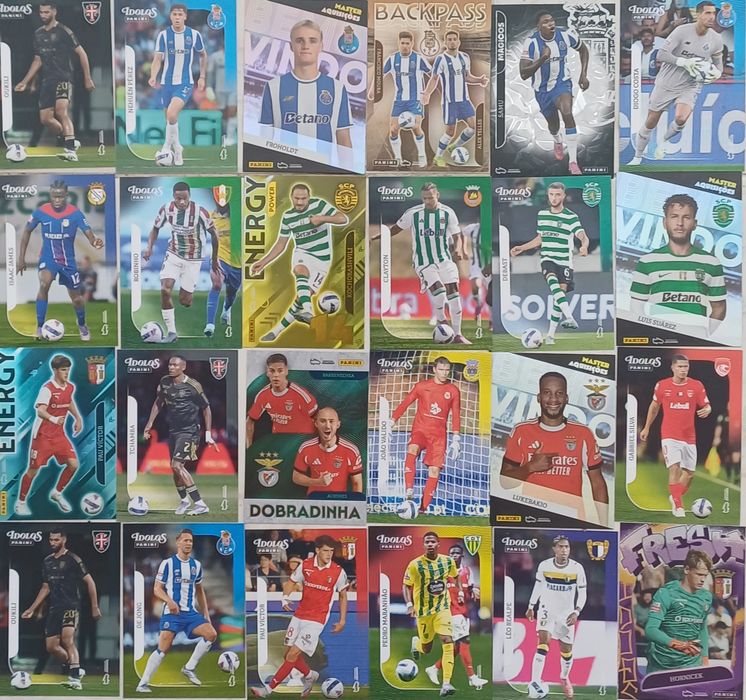 Cromos e Caderneta Novos