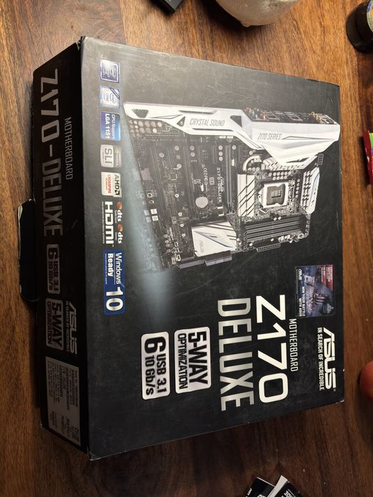 ASUS Z170 DELUXE + Intel i7-7700K idealny stan