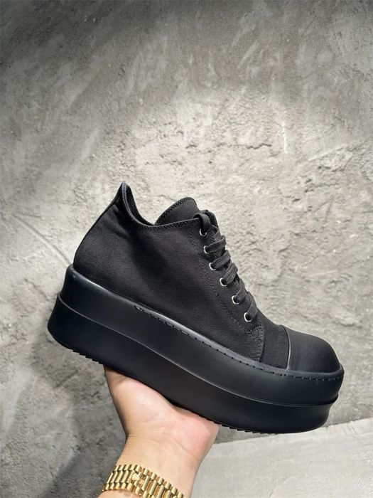 Нові Rick Owens Mega Bumper Ramones DRKSHDW Low Black/Преміум якість!