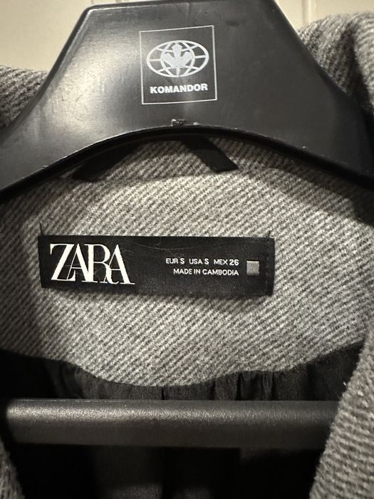 Płaszcz Zara szary S