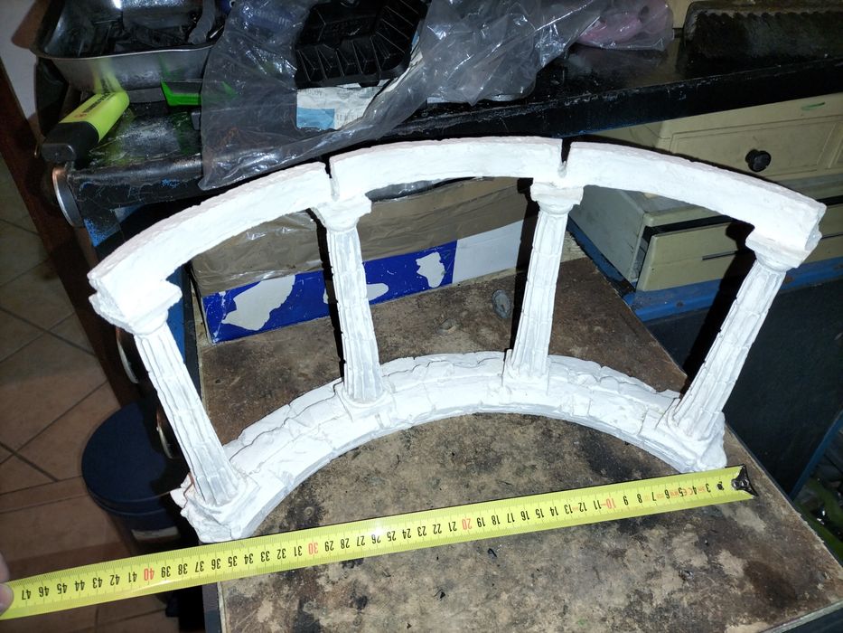 Peça romano decorativo aquário