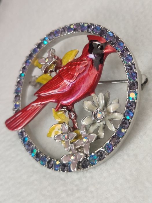 Kirks Folly птичка брошка игрушка