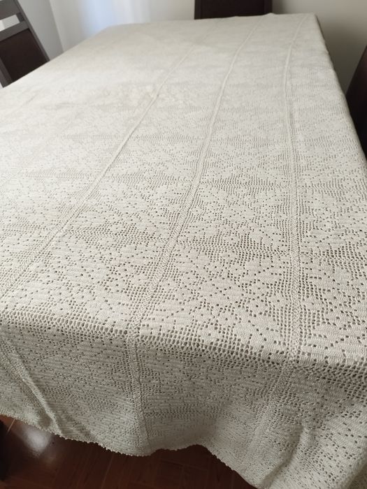 Toalha para mesa em crochê