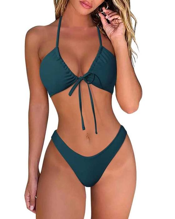 DOULAFASS Seksowny Dwuczęściowy Zestaw Bikini – Rozmiar M